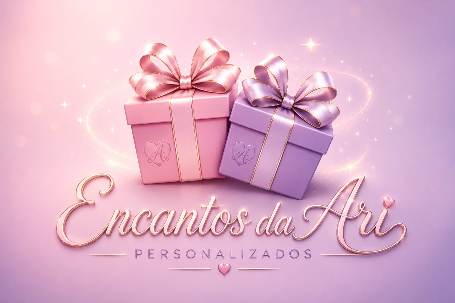 Canecas personalizadas Encantos da Ari com flores e embalagens premium